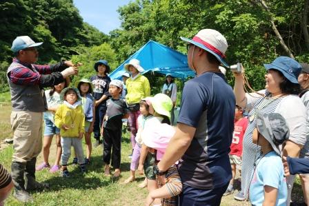 田植え説明