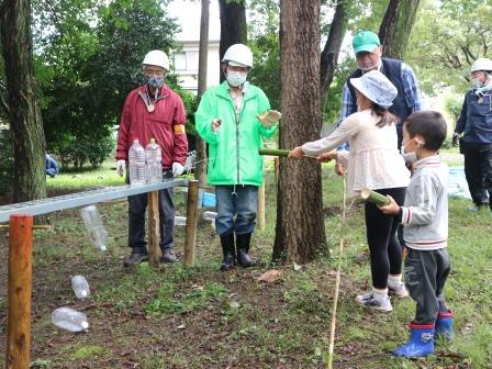 クラフト　竹水鉄砲