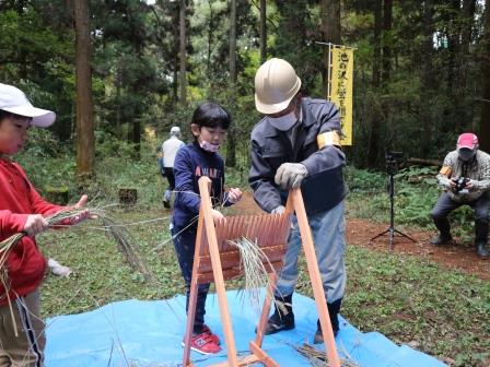 千歯こき　脱穀　体験　保全活動