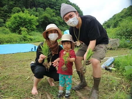 田植え　終わり