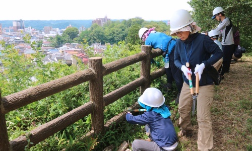 保全活動　草刈り