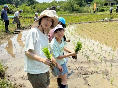 親子ツーショット