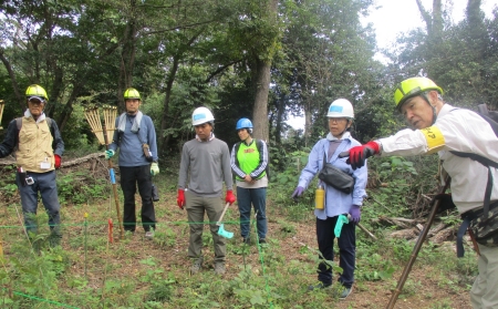 講師の方の植物の説明