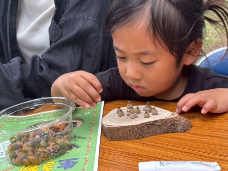 真剣なまなざしで作品作りをする子ども