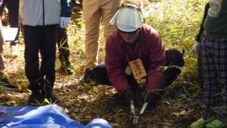 刈り込みバサミのレクチャー