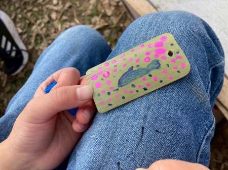 完成したネームタグ