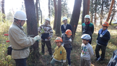 保全地域について講師の方からレクチャー